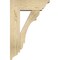 Ekena Millwork Olympic Traditional Rough Sawn Bracket w/ Offset Brace, Douglas Fir, 6"W x 16"D x 24"H BKT0604X16X24OLY01RDF - alternate 3